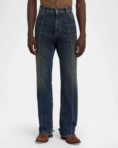 Versace Men's Straight-Leg Denim Jeans | Thumbnail 3 Versace Men's Straight-Leg Denim Jeans | Thumbnail 3