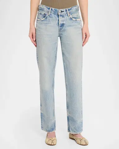 MOUSSY VINTAGE Wildwood Low-Rise Straight Jeans | Thumbnail 4 MOUSSY VINTAGE Wildwood Low-Rise Straight Jeans | Thumbnail 4
