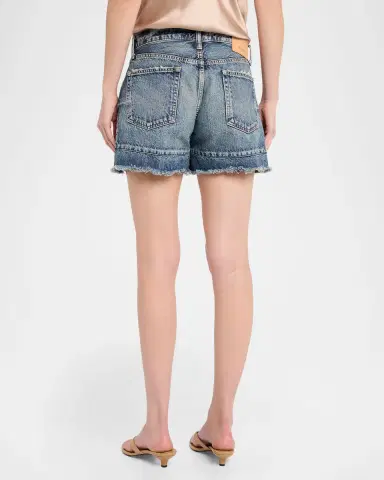 MOUSSY VINTAGE Remo Remake Frayed Denim Shorts | Thumbnail 3 MOUSSY VINTAGE Remo Remake Frayed Denim Shorts | Thumbnail 3