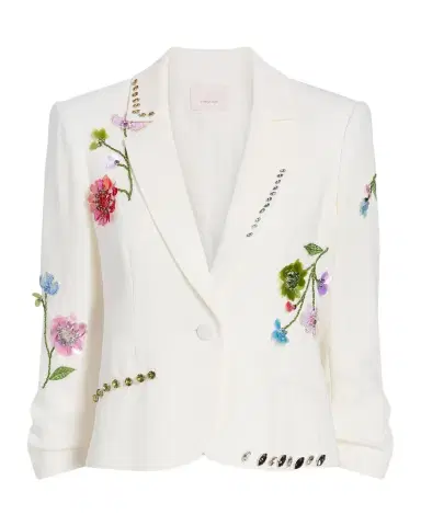 Cinq à Sept Khloe Floral Vine Le Petit Blazer | Thumbnail 1 Cinq à Sept Khloe Floral Vine Le Petit Blazer | Thumbnail 1