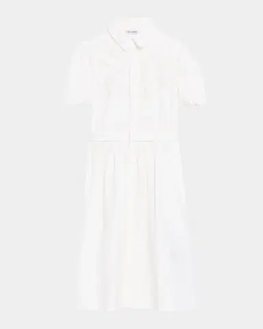 Dice Kayek Cotton Poplin Puff-Sleeve Shirtdress | Thumbnail 1 Dice Kayek Cotton Poplin Puff-Sleeve Shirtdress | Thumbnail 1