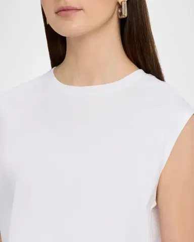 Majestic Filatures Crewneck Suprima Cotton Tank | Thumbnail 4 Majestic Filatures Crewneck Suprima Cotton Tank | Thumbnail 4