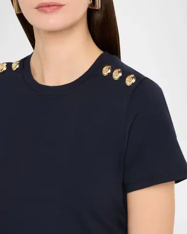 Cinq à Sept Jasper Crewneck Sailor Tee | Thumbnail 4 Cinq à Sept Jasper Crewneck Sailor Tee | Thumbnail 4
