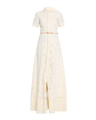 Chiara Boni La Petite Robe Feria Floral-Embroidered Maxi Shirtdress | Thumbnail 1 Chiara Boni La Petite Robe Feria Floral-Embroidered Maxi Shirtdress | Thumbnail 1