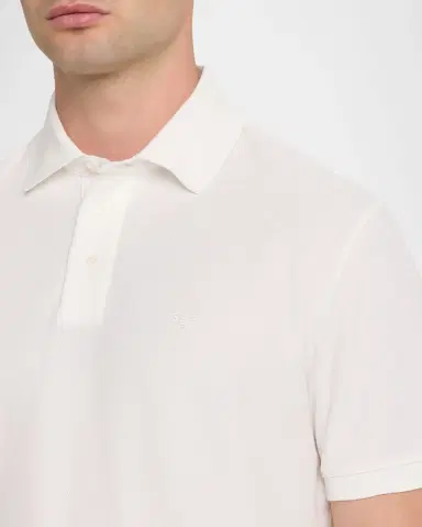 Emporio Armani Men's Cotton Pique Eagle Logo Polo Shirt | Thumbnail 5 Emporio Armani Men's Cotton Pique Eagle Logo Polo Shirt | Thumbnail 5