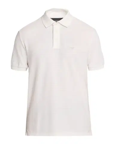 Emporio Armani Men's Cotton Pique Eagle Logo Polo Shirt | Thumbnail 1 Emporio Armani Men's Cotton Pique Eagle Logo Polo Shirt | Thumbnail 1