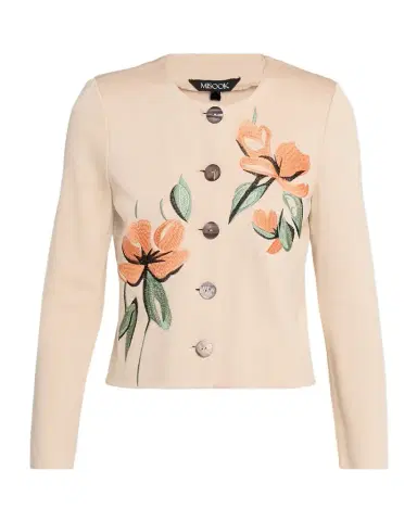 Misook Heritage Floral-Embroidered Knit Cardigan | Thumbnail 1 Misook Heritage Floral-Embroidered Knit Cardigan | Thumbnail 1
