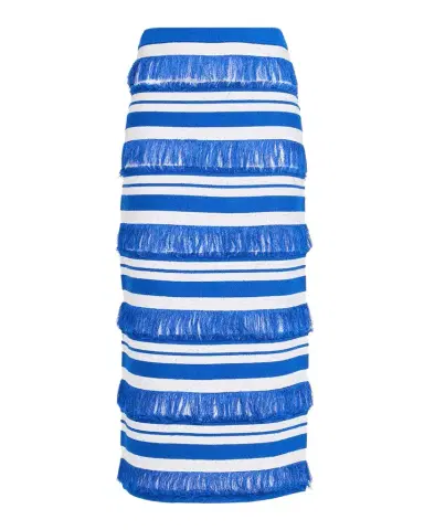 Simkhai Lula Knit Fringe Midi Skirt | Thumbnail 1 Simkhai Lula Knit Fringe Midi Skirt | Thumbnail 1