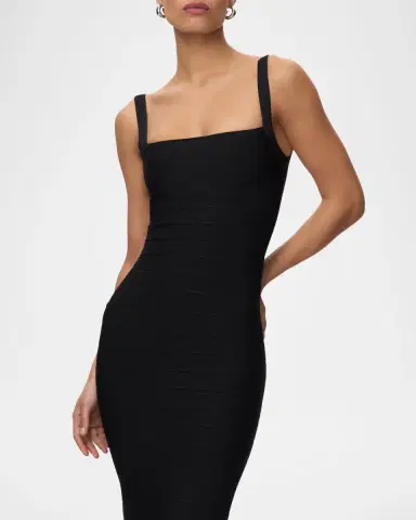 Hervé Léger The Neri Lace-Up Bandage Midi Dress | Thumbnail 8 Hervé Léger The Neri Lace-Up Bandage Midi Dress | Thumbnail 8