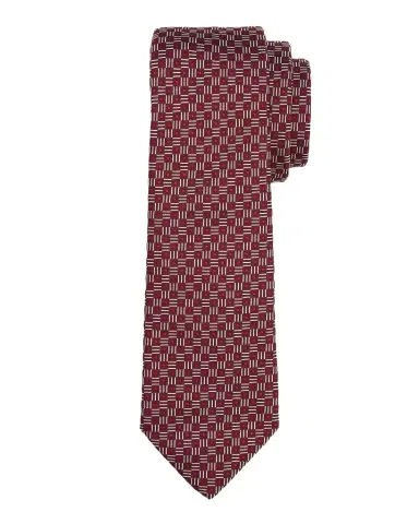 Emporio Armani Men's Micro-Geometric Square Silk Tie | Thumbnail 1 Emporio Armani Men's Micro-Geometric Square Silk Tie | Thumbnail 1