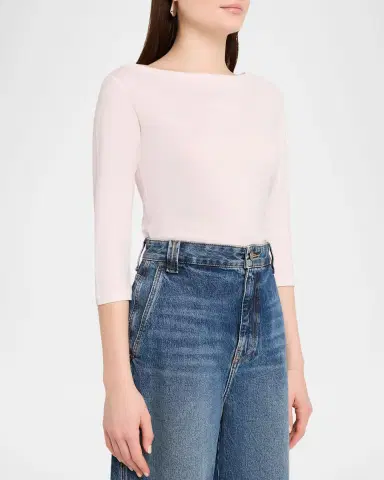 Majestic Filatures Bateau-Neck Pullover Top | Thumbnail 4 Majestic Filatures Bateau-Neck Pullover Top | Thumbnail 4