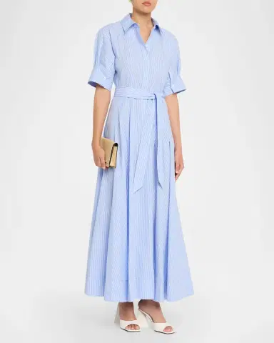 SIMKHAI Truman Striped Cotton Shirtdress | Thumbnail 2 SIMKHAI Truman Striped Cotton Shirtdress | Thumbnail 2