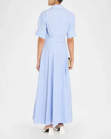 SIMKHAI Truman Striped Cotton Shirtdress | Thumbnail 3 SIMKHAI Truman Striped Cotton Shirtdress | Thumbnail 3