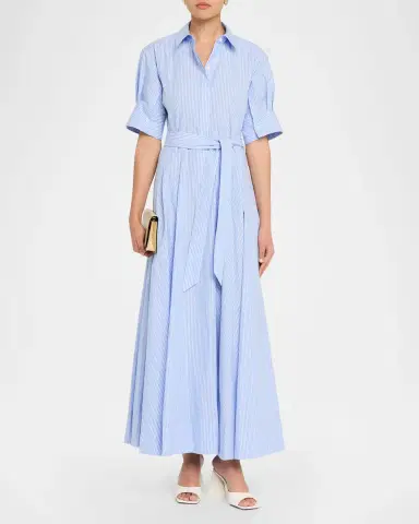 SIMKHAI Truman Striped Cotton Shirtdress | Thumbnail 4 SIMKHAI Truman Striped Cotton Shirtdress | Thumbnail 4