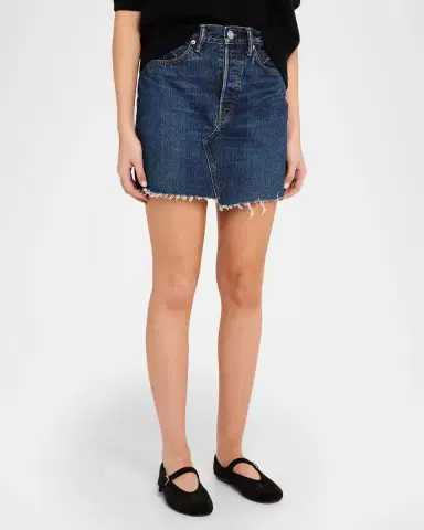 MOUSSY VINTAGE Duxbury Western Denim Mini Skirt | Thumbnail 4 MOUSSY VINTAGE Duxbury Western Denim Mini Skirt | Thumbnail 4
