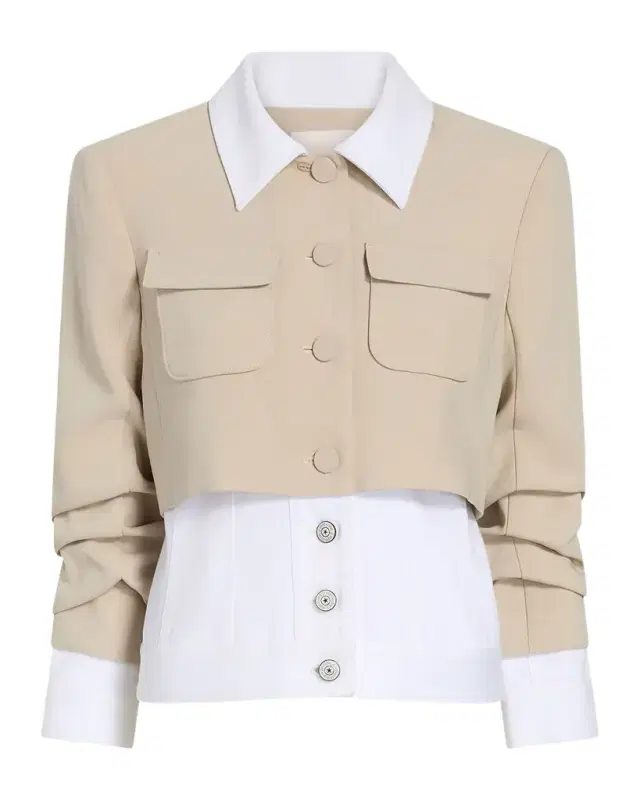 Lorraine Mixed-Media Jacket Lorraine Mixed-Media Jacket