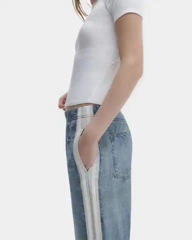 rag & bone rb Miramar Terry Wide-Leg Track Jeans | Thumbnail 5 rag & bone rb Miramar Terry Wide-Leg Track Jeans | Thumbnail 5