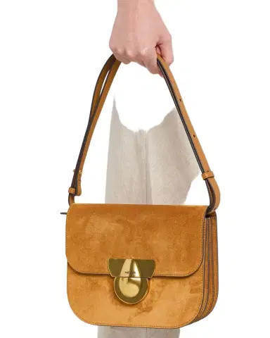 Cult Gaia Tazia Suede Shoulder Bag | Thumbnail 1 Cult Gaia Tazia Suede Shoulder Bag | Thumbnail 1