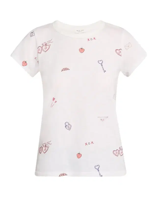 All-Over Valentines Graphic Tee All-Over Valentines Graphic Tee