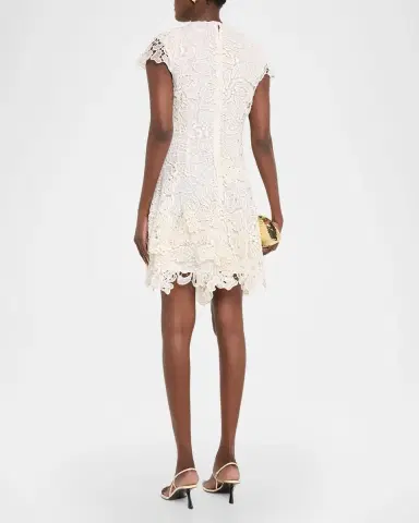 SIMKHAI Novelle Lace Mini Dress | Thumbnail 3 SIMKHAI Novelle Lace Mini Dress | Thumbnail 3