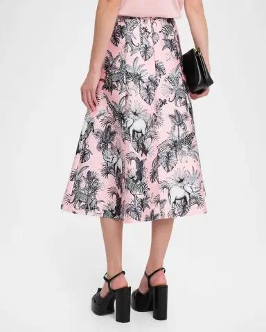 Maison Common African Adventure Pocket A-Line Midi Skirt | Thumbnail 3 Maison Common African Adventure Pocket A-Line Midi Skirt | Thumbnail 3