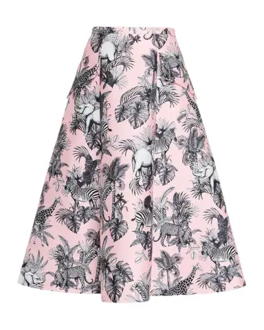 Maison Common African Adventure Pocket A-Line Midi Skirt | Thumbnail 1 Maison Common African Adventure Pocket A-Line Midi Skirt | Thumbnail 1