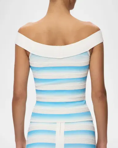 Hervé Léger The Jessi Banded Ombre Top | Thumbnail 6 Hervé Léger The Jessi Banded Ombre Top | Thumbnail 6
