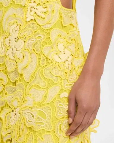 SIMKHAI Corinna Cutout Floral Lace Midi Dress | Thumbnail 5 SIMKHAI Corinna Cutout Floral Lace Midi Dress | Thumbnail 5