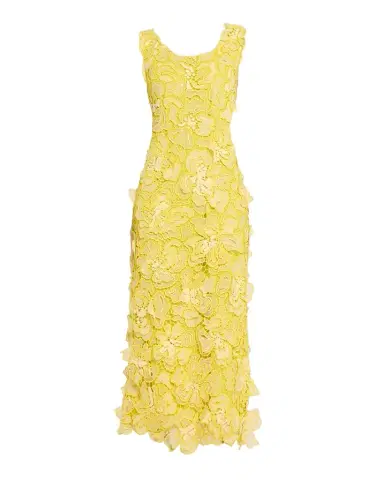 SIMKHAI Corinna Cutout Floral Lace Midi Dress | Thumbnail 1 SIMKHAI Corinna Cutout Floral Lace Midi Dress | Thumbnail 1