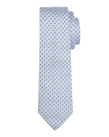 Emporio Armani Men's Micro-Geometric Square Silk Tie | Thumbnail 1 Emporio Armani Men's Micro-Geometric Square Silk Tie | Thumbnail 1