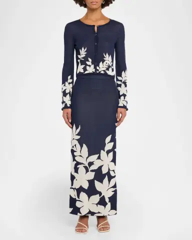 MISA Los Angeles Nanea Floral Knit Top | Thumbnail 2 MISA Los Angeles Nanea Floral Knit Top | Thumbnail 2