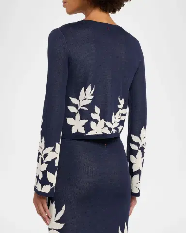 MISA Los Angeles Nanea Floral Knit Top | Thumbnail 3 MISA Los Angeles Nanea Floral Knit Top | Thumbnail 3