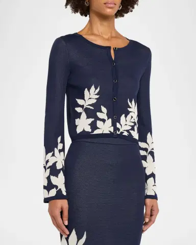 MISA Los Angeles Nanea Floral Knit Top | Thumbnail 4 MISA Los Angeles Nanea Floral Knit Top | Thumbnail 4