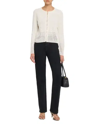 Rag & Bone Michelle Scalloped Pointelle-Knit Cardigan | Thumbnail 1 Rag & Bone Michelle Scalloped Pointelle-Knit Cardigan | Thumbnail 1