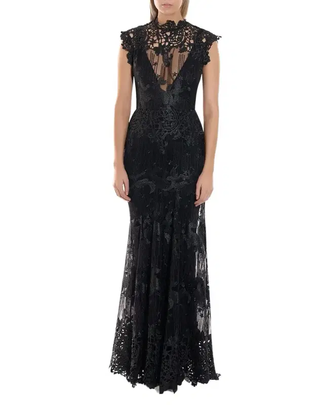 Stolen Dreams Sheer Lace Mermaid Gown Stolen Dreams Sheer Lace Mermaid Gown