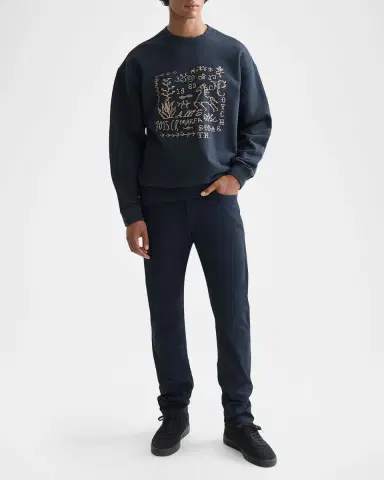 Scotch & Soda Ralston Cotton Mid-Rise Straight-Leg Jeans | Thumbnail 2 Scotch & Soda Ralston Cotton Mid-Rise Straight-Leg Jeans | Thumbnail 2