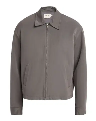 FRAME Men 's Cotton Canvas Trucker Jacket | Thumbnail 1 FRAME Men 's Cotton Canvas Trucker Jacket | Thumbnail 1