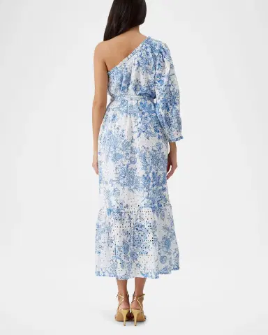 Melissa Odabash Autumn Asymmetric Eyelet Maxi Dress | Thumbnail 3 Melissa Odabash Autumn Asymmetric Eyelet Maxi Dress | Thumbnail 3