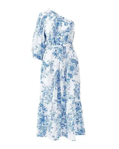 Melissa Odabash Autumn Asymmetric Eyelet Maxi Dress | Thumbnail 1 Melissa Odabash Autumn Asymmetric Eyelet Maxi Dress | Thumbnail 1