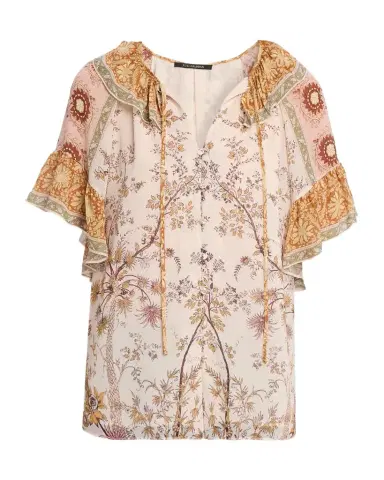 Kobi Halperin Verity V-Neck Ruffle Sleeve Blouse | Thumbnail 1 Kobi Halperin Verity V-Neck Ruffle Sleeve Blouse | Thumbnail 1