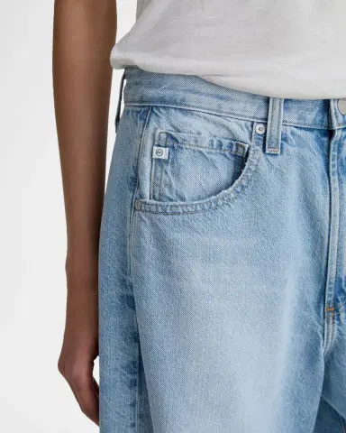AG Jeans Hattie Cropped Comfort Stretch Barrel Jeans | Thumbnail 5 AG Jeans Hattie Cropped Comfort Stretch Barrel Jeans | Thumbnail 5