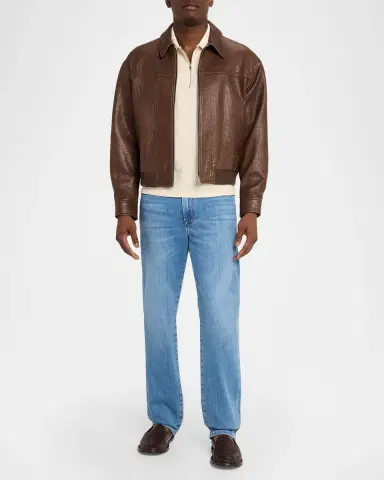 FRAME Textured Leather Jacket | Thumbnail 2 FRAME Textured Leather Jacket | Thumbnail 2