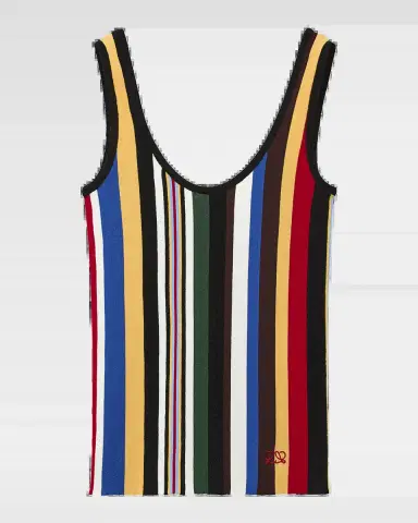 Loewe Striped Rib Tank Top | Thumbnail 2 Loewe Striped Rib Tank Top | Thumbnail 2