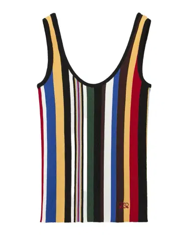 Loewe Striped Rib Tank Top | Thumbnail 1 Loewe Striped Rib Tank Top | Thumbnail 1