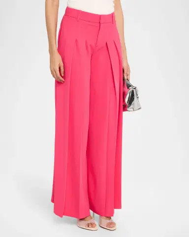 ALICE + OLIVIA Blaire High-Rise Pleated Trousers | Thumbnail 3 ALICE + OLIVIA Blaire High-Rise Pleated Trousers | Thumbnail 3