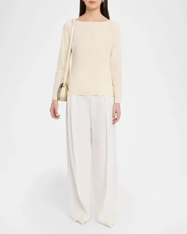 Emporio Armani Bateau-Neck Pullover Sweater | Thumbnail 2 Emporio Armani Bateau-Neck Pullover Sweater | Thumbnail 2