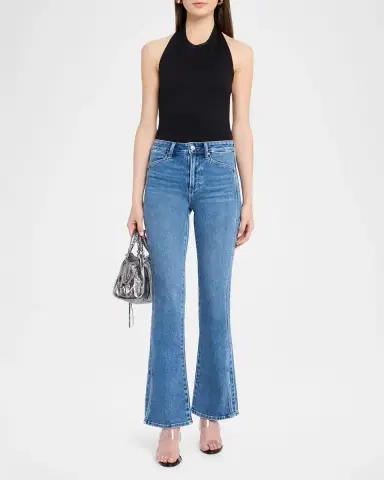 PAIGE Laurel Canyon High-Rise Jeans with Vent | Thumbnail 2 PAIGE Laurel Canyon High-Rise Jeans with Vent | Thumbnail 2