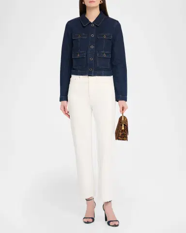 PAIGE Lydia Denim Jacket | Thumbnail 2 PAIGE Lydia Denim Jacket | Thumbnail 2