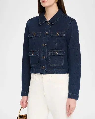 PAIGE Lydia Denim Jacket | Thumbnail 4 PAIGE Lydia Denim Jacket | Thumbnail 4