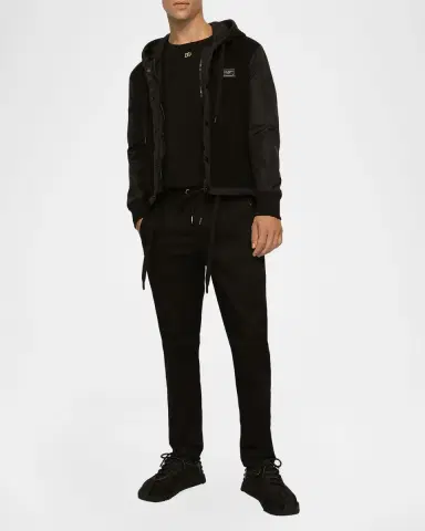 Dolce & Gabbana Core Stretch-Cotton Drawstring Joggers | Thumbnail 4 Dolce & Gabbana Core Stretch-Cotton Drawstring Joggers | Thumbnail 4